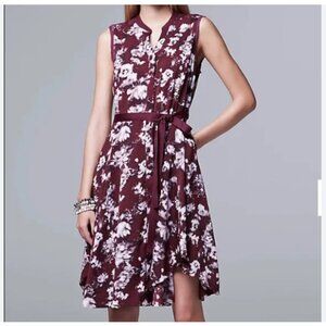 57 Simply Vera sleeveless floral dress